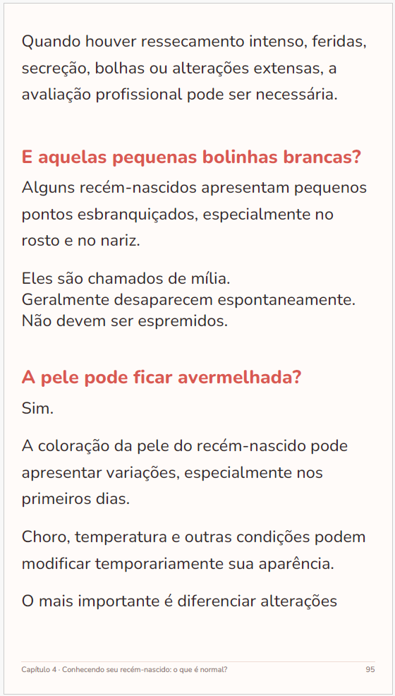 Página interna 2 do eBook Mamãe Confiante